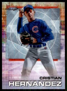 2021 Bowman's Best Refractors Cristian Hernandez Chicago Cubs #3 - Picture 1 of 2