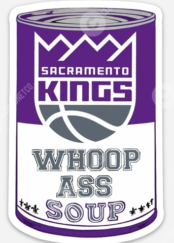 Sacramento Kings Soup MAGNET - NBA California Kings Sabonis Cover