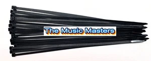 30 Pack Black 12 inch Wire Cable Ties Nylon Zip Tie Down Wraps Straps - Picture 1 of 8