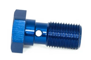 Restrictor Hollow Screw 7/16" - 24UNF 0.9mm Blue - Picture 1 of 2