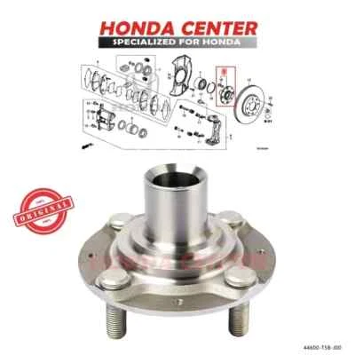 Conjunto de cubo de roda dianteira compatível com Honda Fit GK5 2015-2020 44600-T5B-J00 FABRICANTE DE EQUIPAMENTO ORIGINAL - Imagem 1 de 4