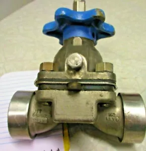 Diaphragm Valve ITT GRINNELL 1" SW | Stainless Body/Bonnet | EPDM Diaphragm - Picture 1 of 11