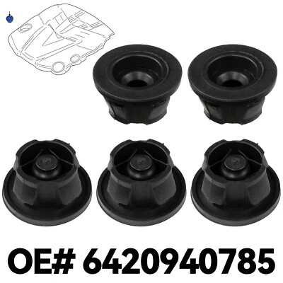 5x Ojal de goma de montaje de cubierta de motor para Mercedes Benz Sprinter 906 Vito W639 Foto 1 de 4