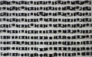 Venta al por mayor lotes de 30 piezas de moda 2 estilos acero inoxidable giratorios para hombre - Imagen 1 de 10