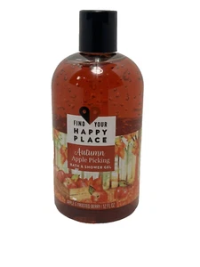 find your happy place BAD DUSCHGEL Apfel gefrostete Beere 12 flüssige Unzen - Bild 1 von 3
