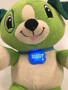 Leapfrog My Pal Scout Plush Learning Musical Toy Green Talking Light-Up Dog - Picture 1 of 9