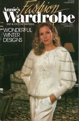 Revista Annie's Fashion Wardrobe Knit & Crochet | Noviembre-Diciembre 1988 No. 24 Foto 1 de 4