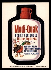 1974 Topps Wacky Packages Series 7 #8 Medi-Quak EX