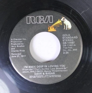 Country 45 Dave & Sugar - I'M Knee Deep In Loving You / Gotta' Quit Lookin' On R - Picture 1 of 2