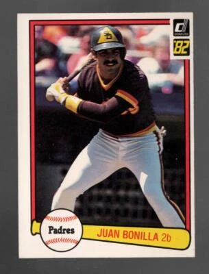 1982 Donruss Juan Bonilla San Diego Padres #220 Near Mint or Better - Image 1 of 2