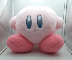 Kirby 30th Anniversary 10" big wool fuzzy sitting plush doll stuffed - Picture 1 of 6