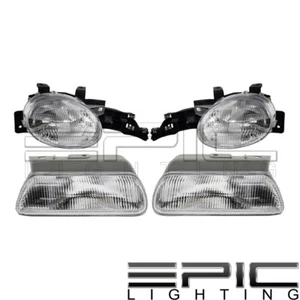 Juego combinado de faros de señal de esquina para Dodge Plymouth Neon 1995-1999 - Imagen 1 de 2