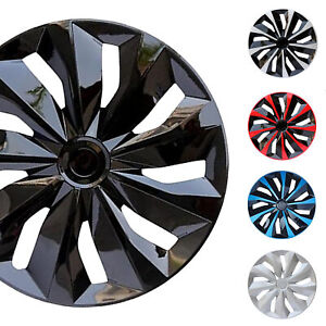 4x 15" Full Wheel Covers Hubcaps Hub Caps for Smart Forfour Fit R15 Wheel & Rim