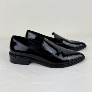 Alias Mae Black Patent Leather Loafers - Picture 1 of 9