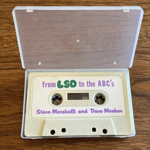 Vtg 80s Steve Marshall David Meeker Sermon Cassette Tape LSD to ABC's Danielson - Foto 1 di 8
