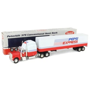 1/64 Peterbilt 379 Konventionelle Semi & Kiste Anhänger Le Bank Pepsi Express - Bild 1 von 1
