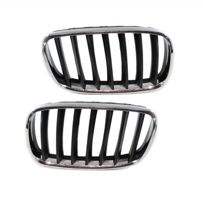 For BMW 328i/328i xDrive 2009-2012 Grille Driver & Passenger Pair Black Edge Foto 1 de 4