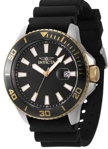 Reloj Pro Diver de cuarzo con esfera negra de 3 manecillas para hombre - Imagen 1 de 3