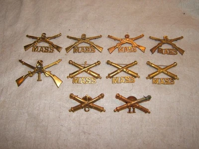 西班牙裔美国跨度 am war 美国步兵野战炮帽徽章旧 — 第 1/4 张图片