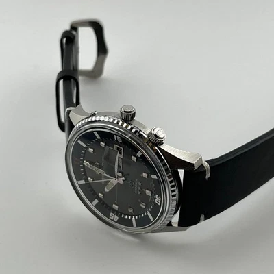Orient King Diver AAA Day Date 0349-10670 Black Dial Automatic Watch Working #02 - Image 1 of 4