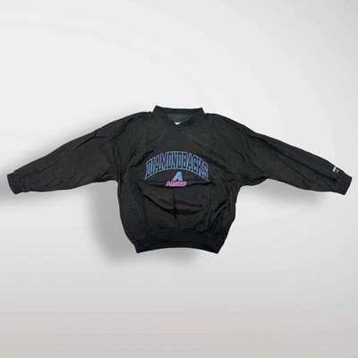 Vintage Logo 7 Arizona Diamondbacks Windbreaker Jacket Black Size X-Large (XL) - Image 1 of 2