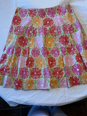 Falda para mujer Lilly Pulitzer talla 10 forrada con cierre frontal. Excelente estado Foto 1 de 4