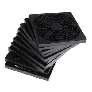 10 stücke computer pc staubdicht kühler fan fall abdeckung staubfilter mesh - Afbeelding 1 van 7