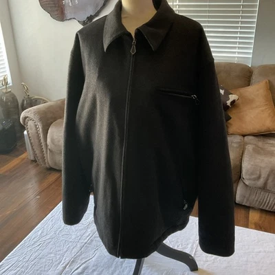 Daniel Cremieux Collection Wool Coat Mens XL Gray Pockets Lined Insulation - Image 1 of 4