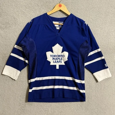 Vintage Rare Toronto Maple Leafs NHL Blue Hockey Jersey Youth XL/XXL CCM - Image 1 of 4