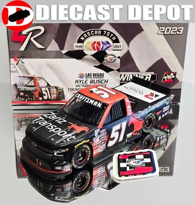 Camión Kyle Busch 2023 Las Vegas versión Win Raced acción 1/24 Foto 1 de 4
