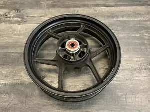 Kawasaki 2006-2008 EX650 Ninja OEM Rear Wheel Rim #2 - STRAIGHT - Picture 1 of 10
