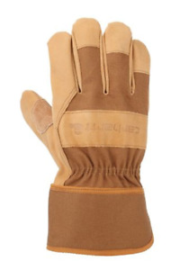 Carhartt A518S BROWN L Men's System 5 Work Gloves with Safety Cuff, Large