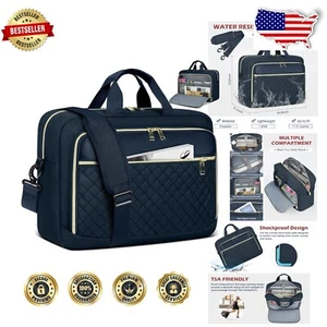 Professional Padded Laptop Bag for 17.3 Inch Laptops - Large Capacity Design - Picture 1 of 10