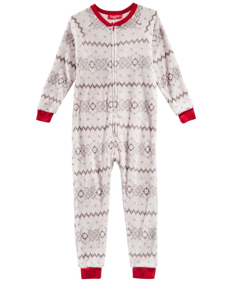 Pijama familiar traje corporal de hadas de invierno, disponible en pijama para niños pequeños y niños Foto 1 de 1