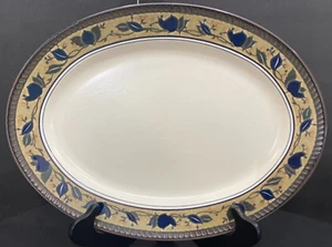 Mikasa  Intaglio CAC01 Arabella  15.25" X 11.25" Oval Platter Excellent - Picture 1 of 7