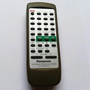 Used Panasonic RAK RX979WK Remote Audio Portable Stereo CD System Tape #348 - Picture 1 of 3