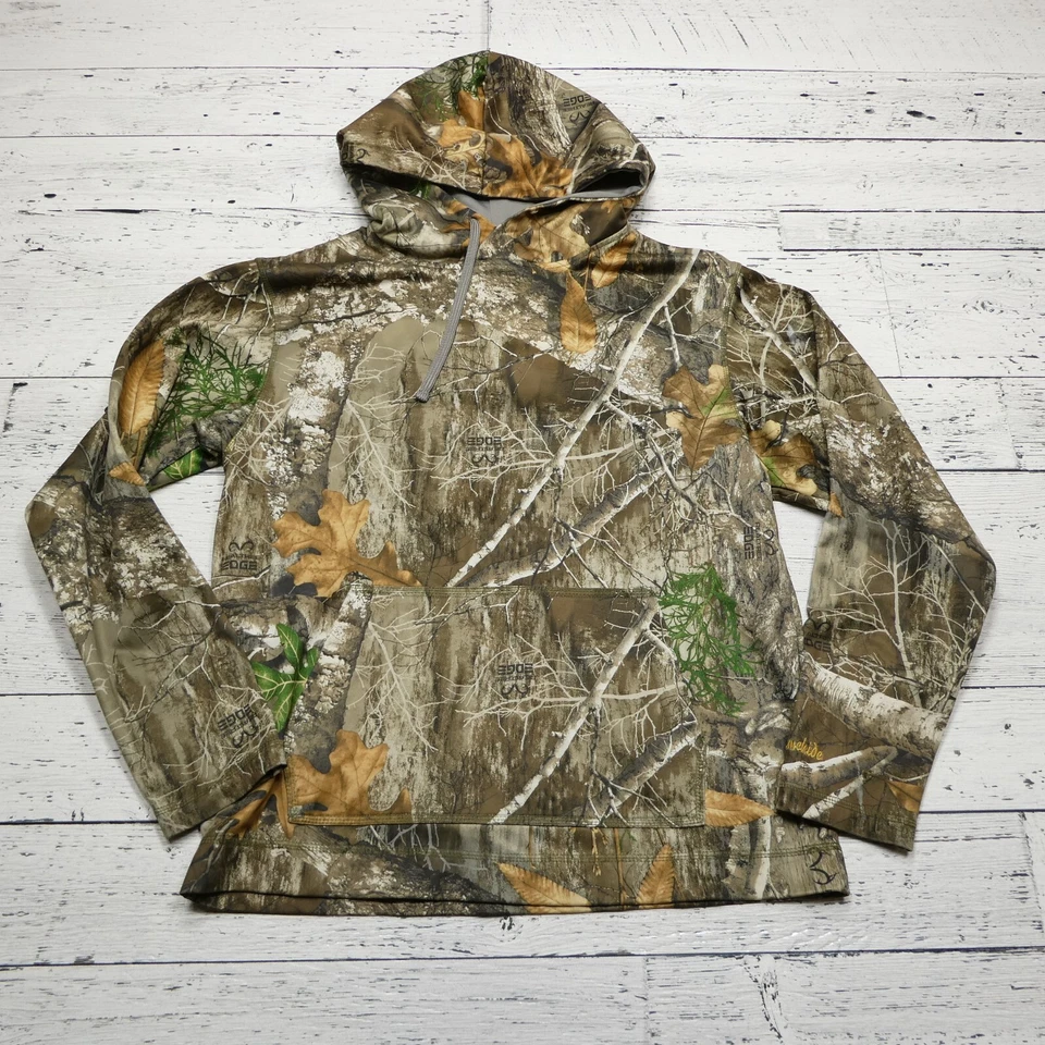 Gamehide Hoodie Adult Medium RealTree Edge Camo Hooded Sweatshirt Hunting - Image 1 of 4
