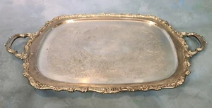 Vintage Webster Wilcox Oneida Metal Tray Silver Plated Home Décor - Picture 1 of 14