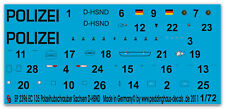Peddinghaus-Decals 1/72 2396 EC 135 Helikopter policyjny Saksonia D-HSND