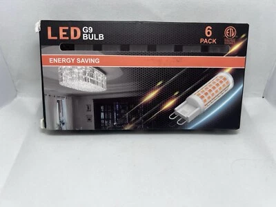 6 Pack Non Dimmable Bulb G9 88LED 2835-WW 6W AC 120V 3000K Natural Daylight 360 - Image 1 of 3