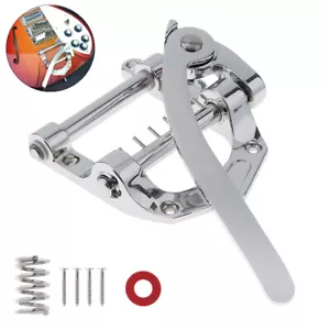 Neu Gitarre Vibrato Saitenhalter Tremolo Flat Top Körper Tremolo Einheit Vibrato Brücke - Bild 1 von 11