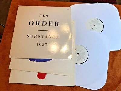 NEW ORDER Substance 1987 QWEST RECORDS DMM PRESS 2 LP emboss cover joy division! - Image 1 of 4