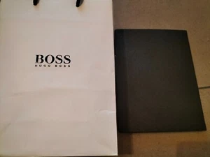 agenda taccuino hugo boss nuova colore nero in pelle - Foto 1 di 3