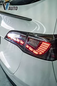 Lente de humo Luces traseras OLED para conjunto de lámpara trasera Tesla Modelo 3 / Modelo Y 17-22 - Imagen 1 de 14