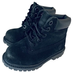 TIMBERLAND Toddler Black Suede Boots Children's / Unisex Size 5.5 US (21 EU) - Picture 1 of 10