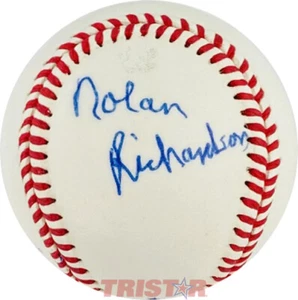 PSA DE BÉISBOL RAWLINGS RAWLINGS FIRMADO NOLAN RICHARDSON - ARKANSAS RAZORBACKS - Imagen 1 de 2
