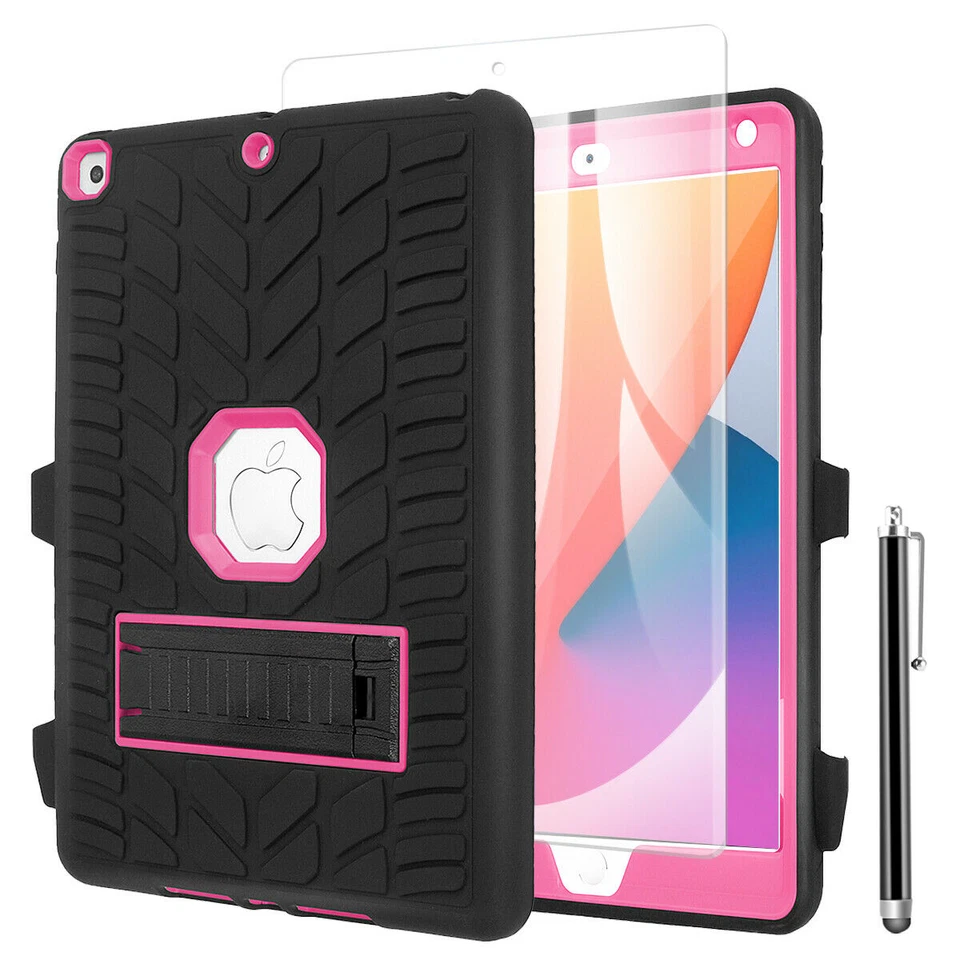 Funda protectora resistente con soporte a prueba de golpes para iPad 9ª/7ª/8ª generación 10,2" Foto 1 de 4