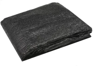50% UV Sunblock Shade Cloth for Garden Plants Greenhouse Mesh Net Tarp Black - Picture 1 of 7
