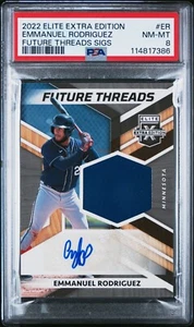 Emmanuel Rodriguez 2022 Panini Elite Edizione Extra Auto #FTS-ER PSA 8 - Foto 1 di 2