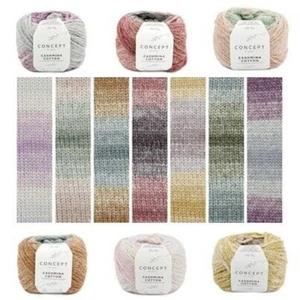 Katia Wool Concept Cashmina Cotton 50G - Picture 1 of 6
